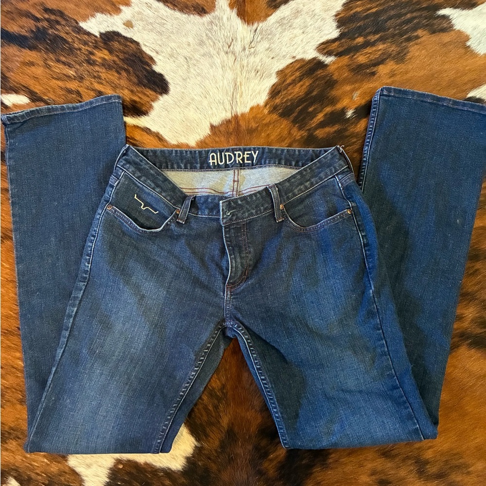 Kimes Ranch Women's Dark Blue Boot Cut Jeans